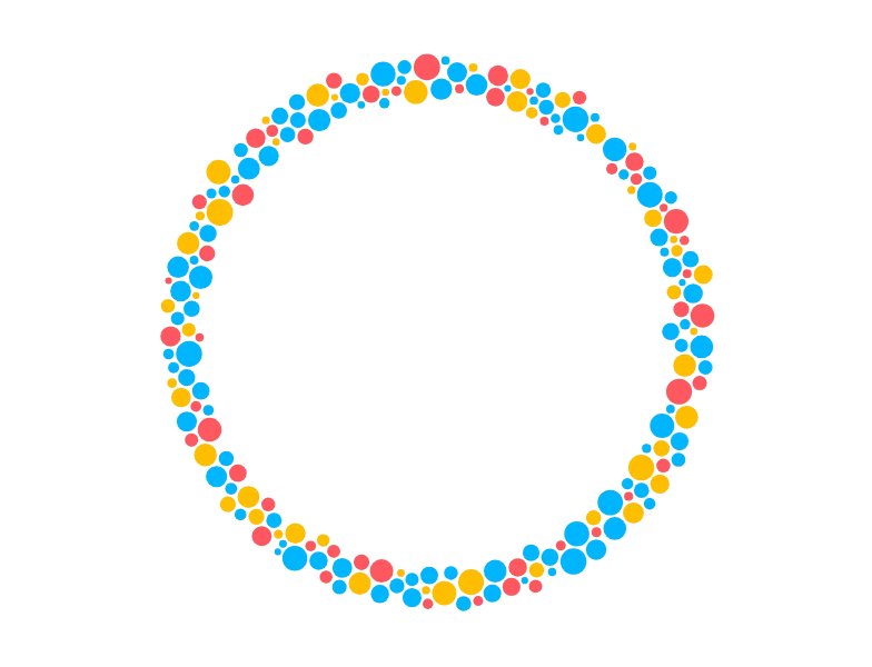 ForceSimulation - collision-detection